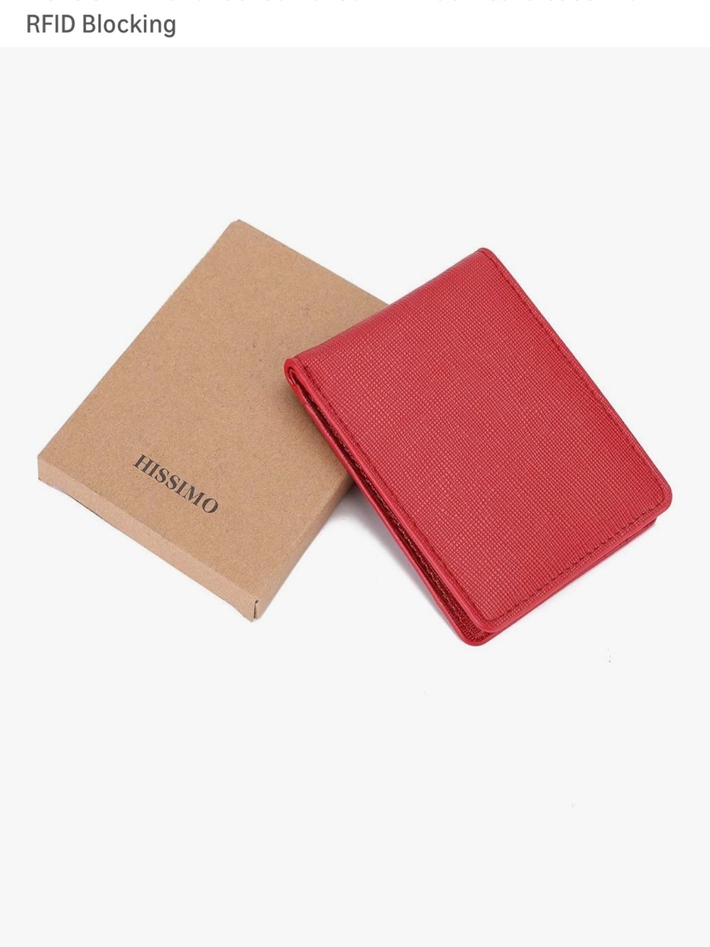ISSI Red Men's Card & Key Holder Wallet